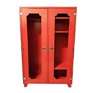 MALZEME DOLABI C/K CIFT KAPAK DORT BOLMELI E:1200 Y:1800 D:410 MM 1,5 MM RAL3020 PA