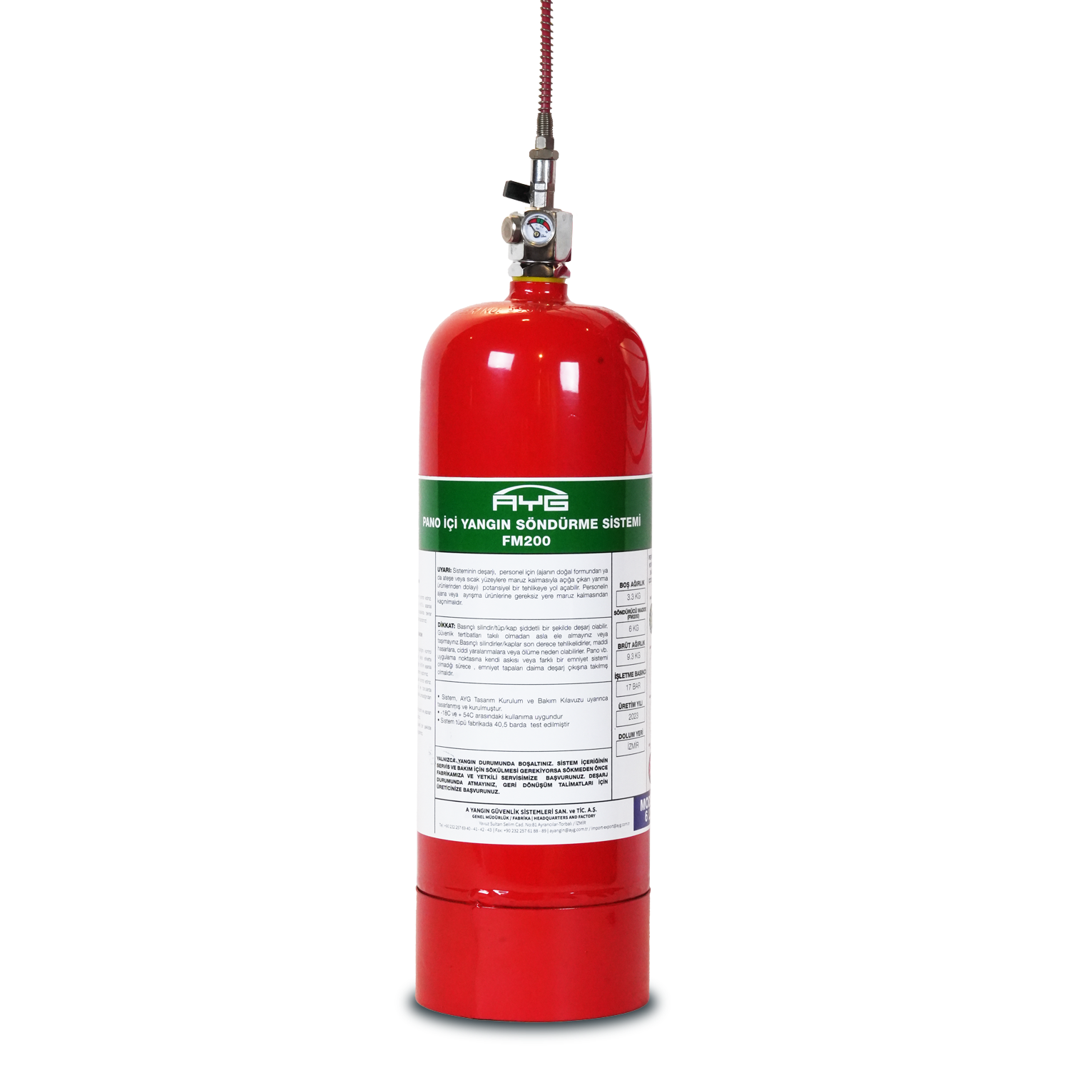 PANO ICI SONDURME SISTEMI FM200 2 KG