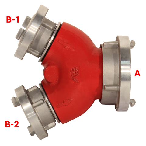 ITFAIYE BAGLANTI AGZI 2½''(2½''-2½'') KLAPELI TABANLI
